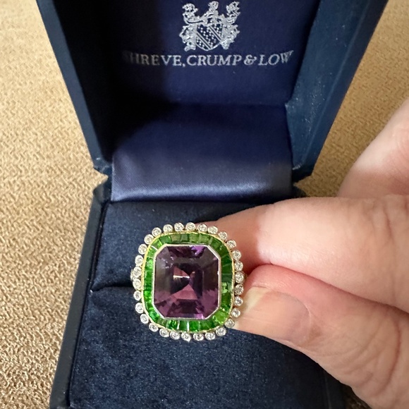 5 carat amethyst ring - Picture 1 of 5